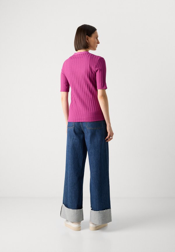 CARDIGAN SHORT SLEEVE V NECK - Cardigan - fresh berry4