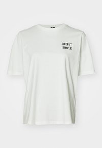 VMSIW CATY BOX - T-shirts med print - snow white