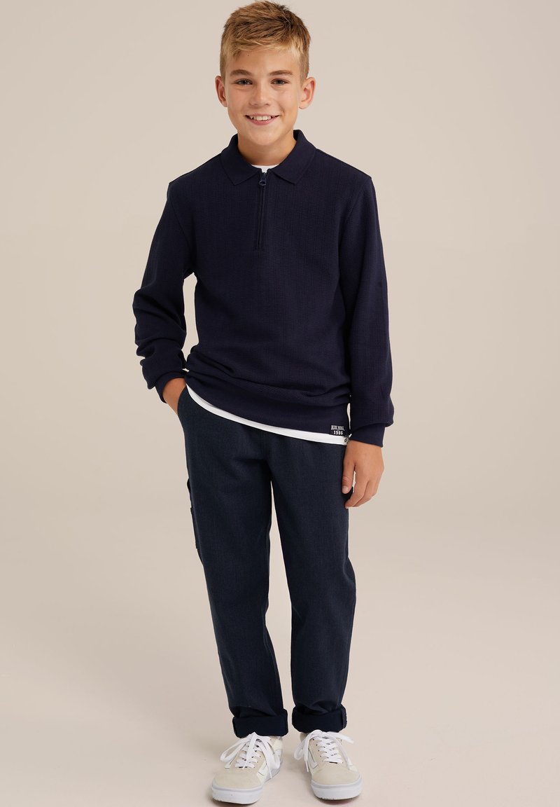 WE Fashion BLUE RIDGE - Maglietta a manica lunga - blue