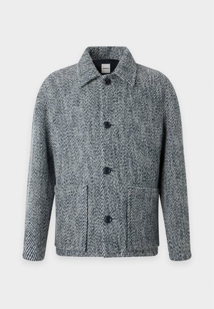 sandro, WORKER - Veste mi-saison - marine/blanc