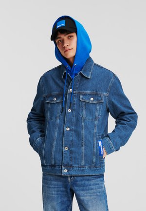 KARL LAGERFELD JEANS - Denim jacket - washed mid blue