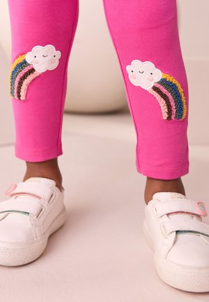 Next REGULAR FIT - KNEE EMBELLSIHED . - Tajice - pink cloud rainbow