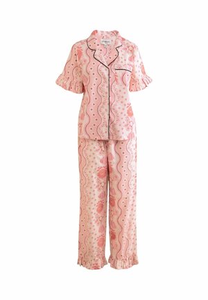 REGULAR FIT - BUTTON THROUGH SET - Set lenjerie de noapte - pink spitefields print