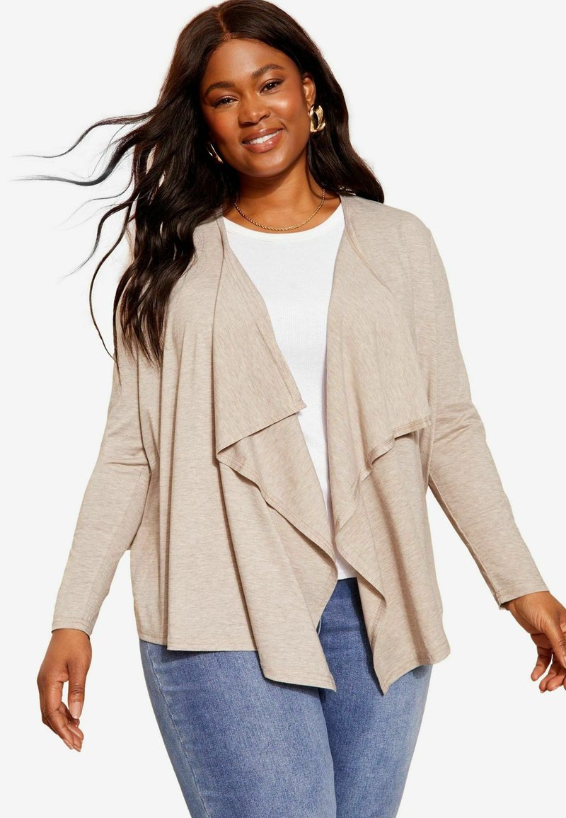 Curves Like These REGULAR FIT - Kardigán - cream