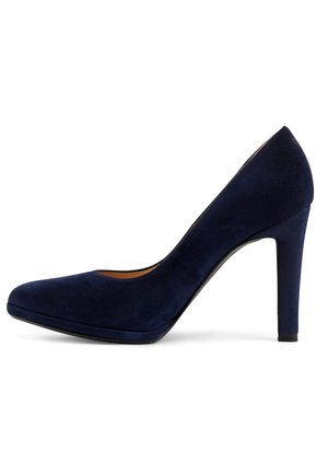 Højhælede pumps - dark blue