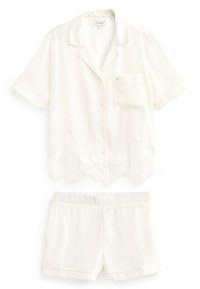 B by Ted Baker B BY TED BAKER IVORY BRIDAL SATIN SHORTS SET - Pizsama szett - ivory