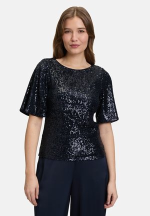 PAILLETTEN MIT FLÜGELÄRMELN - Blouse - night sky
