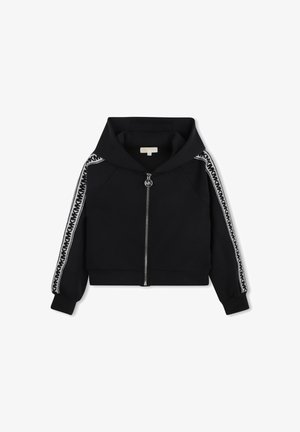 Michael Kors Kids, HOODED CARDIGAN KIDS TEENS - Sweat zippé - black