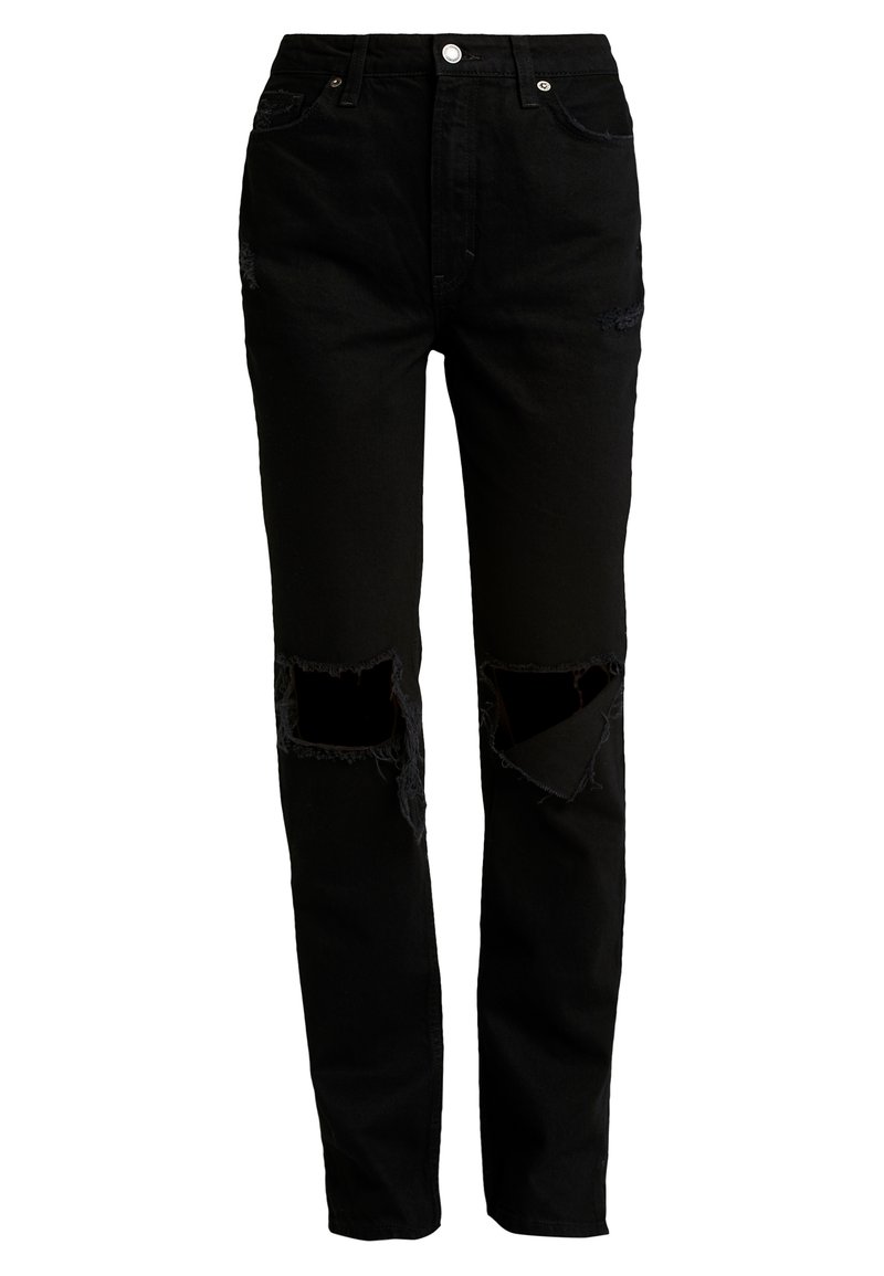 Free People Straight leg jeans zwart