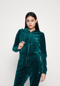 Juicy Couture MADISON - Felpa con zip - rain forest