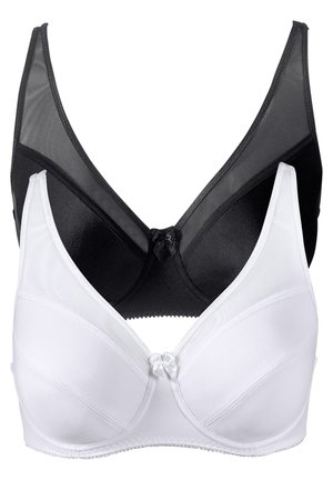 2 PACK - Reggiseno con ferretto - schwarz