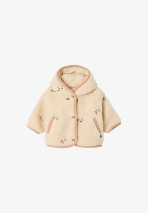Vertbaudet, VERTBAUDET MANTEAU À CAPUCHE BÉBÉ FILLE - Veste polaire - vanilla
