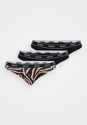 TRIPLET THONG DESIGN 3 PACK - Τάνγκα - black/multi-coloured