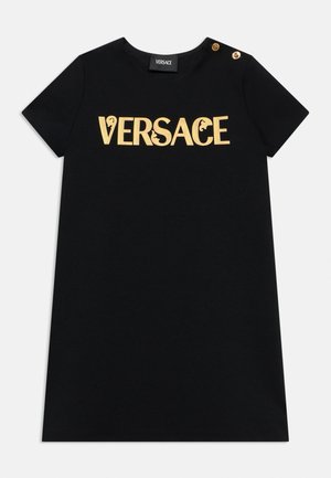 Versace DRESS PUNTO MILANO - Haljina od žerseja - nero