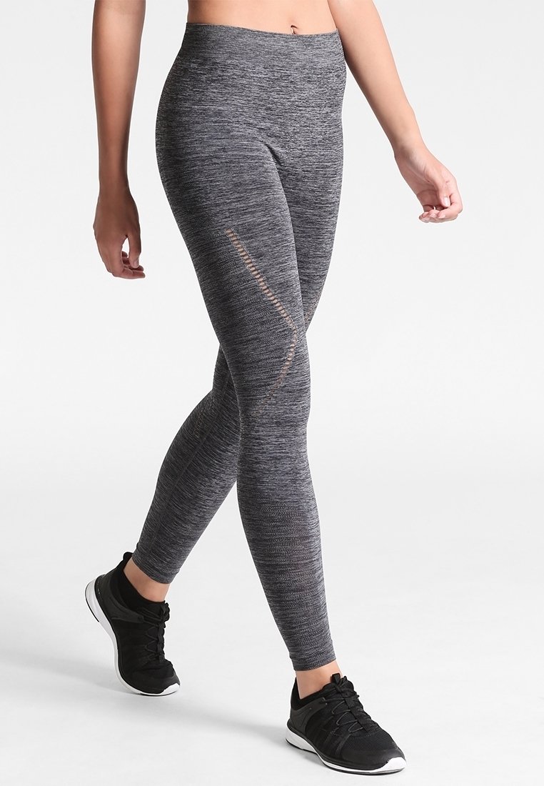 Even&Odd active Leggings - mottled dark grey