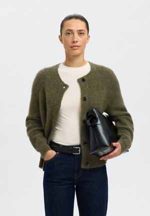 Selected, SLFLULU - Chaqueta de punto - kalamata melange