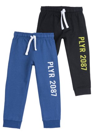 HEAVY WEIGHT 2 PACK - Tracksuit bottoms - black