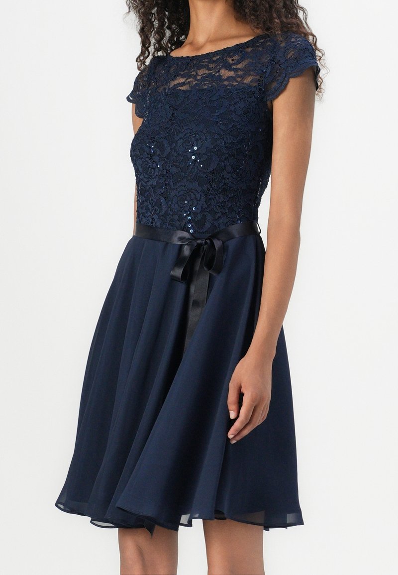 Swing Cocktail dress / Party dress - dark blue - (Pre-owned) - Zalando.ie