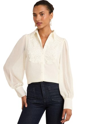 Love & Roses REGULAR FIT - CENTRE LONG SLEEVE - Gombos blúz - white ecru