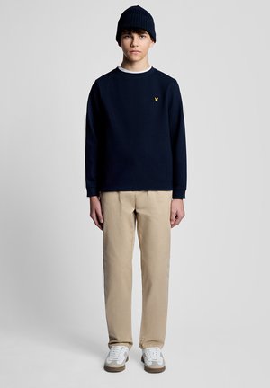 Lyle & Scott, LYLE & SCOTT MID LAYERS FLY FLEECE CREW NECK - Sweatshirt - z dark navy