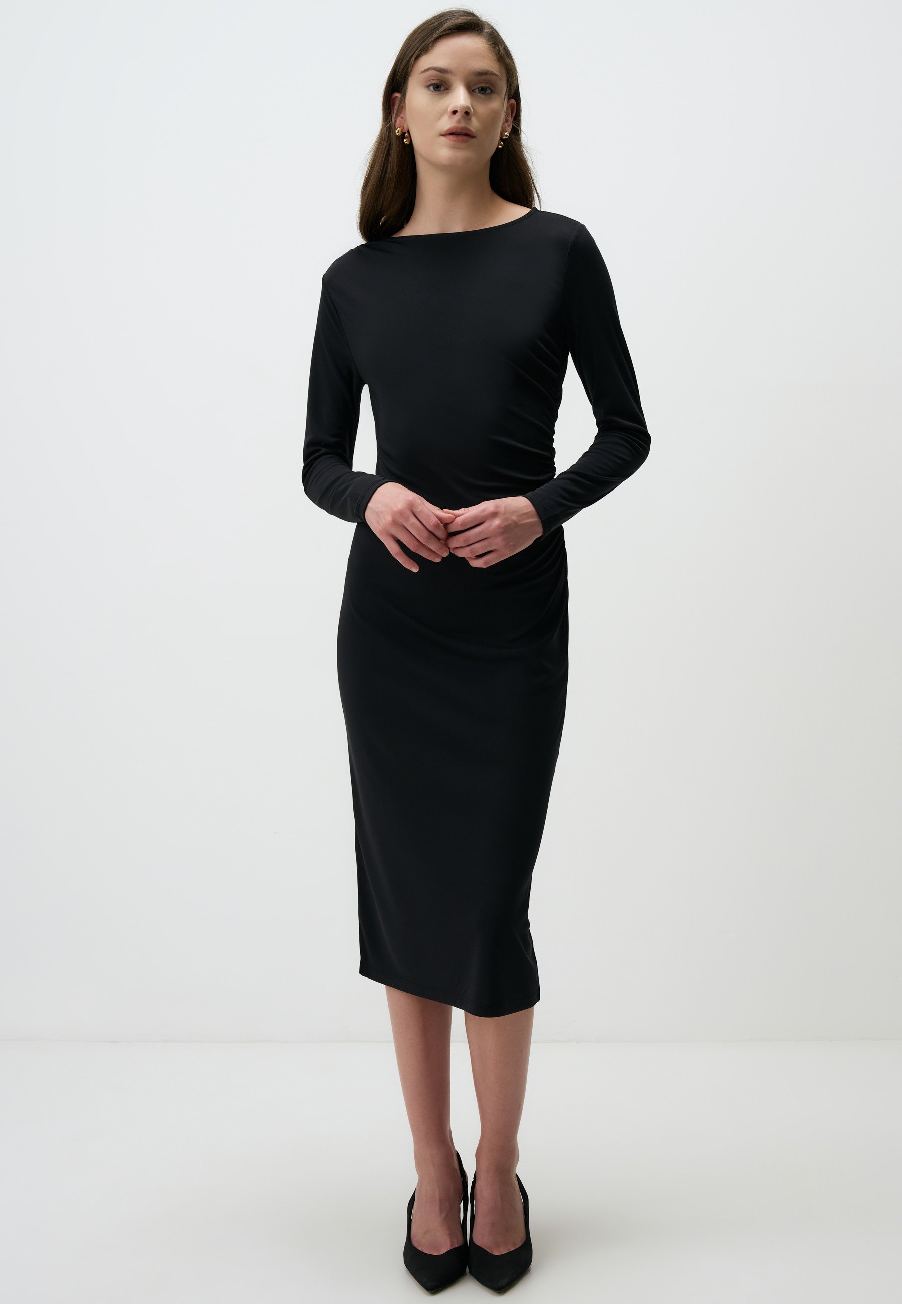 Jimmy Key ELEGANT Etuikleid black/schwarz