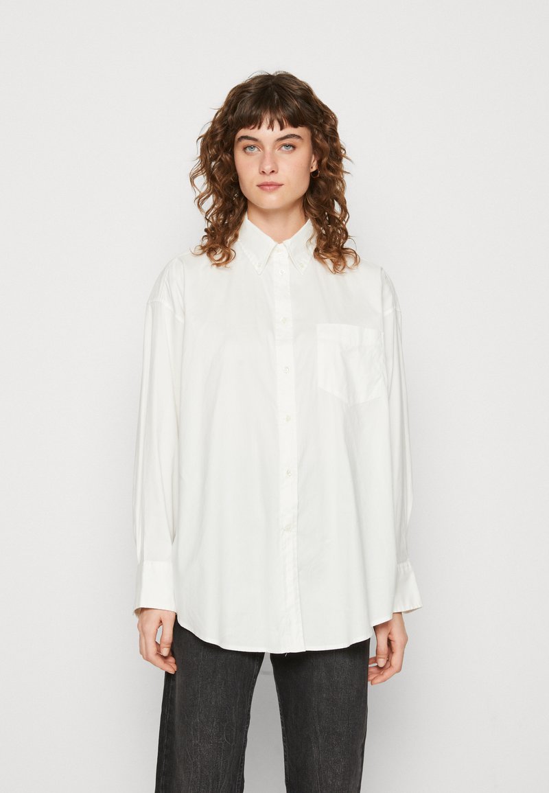 GANT - LUXURY - Button-down blouse - eggshell, Enlarge