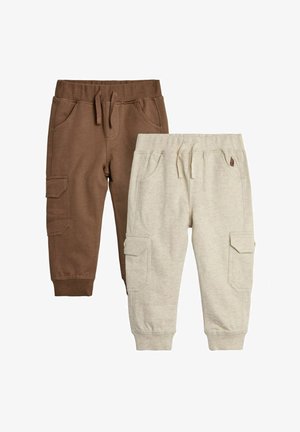 2 PACK - REGULAR FIT - Cargo hlače - tan
