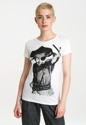 PIPPI LANGSTRUMPF - PIRAT - T-shirt med print - altweiss