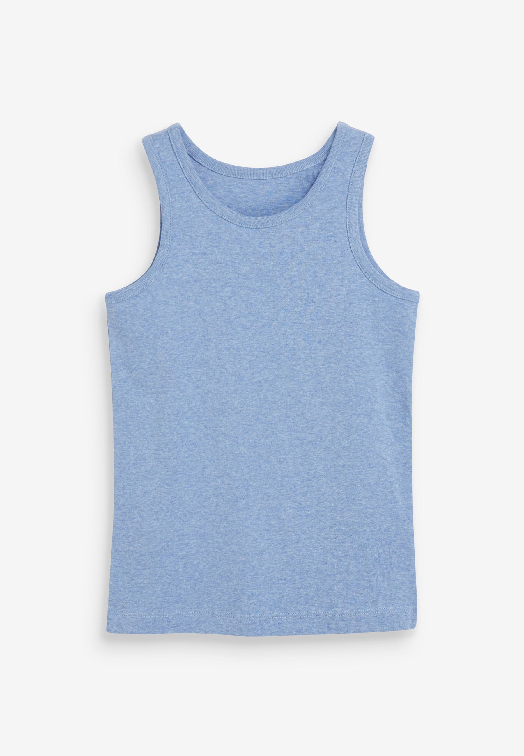 NEXT Jungen Trägertops 5er Pack – Aus Bio-Baumwolle, Farbe Tonal Blue, Größe 170-176