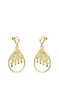 Sofia Milani OVAL LEAF - Örhänge - gold coloured