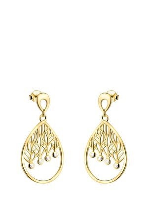 OVAL LEAF - Øreringe - gold coloured