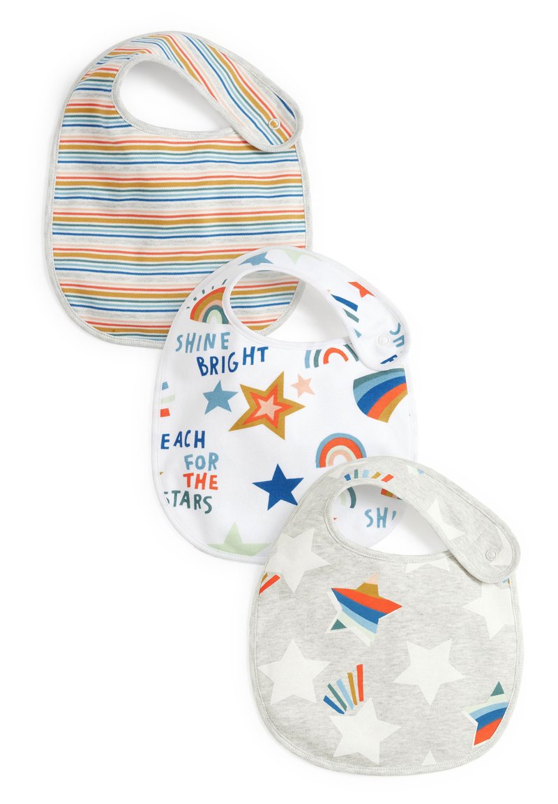 Kinder Schlafen & Träumen | Next 3 PACK Lätzchen multicoloured/blau - JG13861 Kinder Schlafen & Träumen | Next 3 PACK Lätzchen multicoloured/blau - JG13861