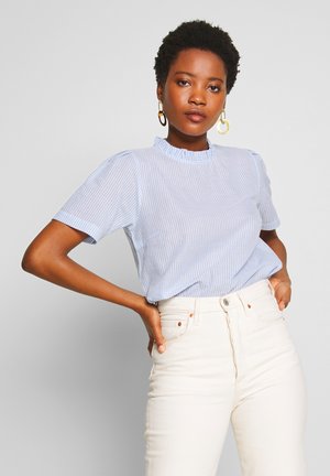 Cream KATINKA BLOUSE - T-shirt imprimé - kentucky blue