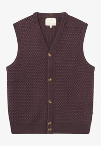 UNISEX - Strikkegenser - raisin