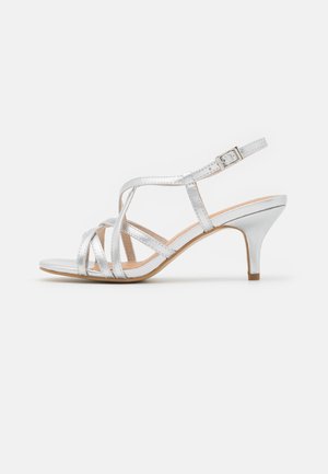 Riemensandalette - silver-coloured
