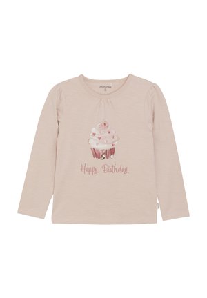 Langarmshirt - sepia rose
