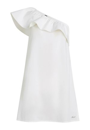 KARL LAGERFELD, SIGNATURE RUFFLE SHEER - Accessoire de plage - cannoli cream