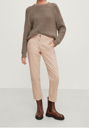 Pantalones cargo - beige