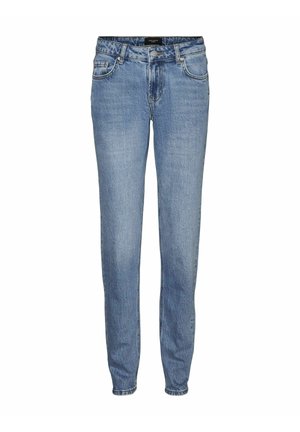 Vero Moda LOW RISE  - Jeans Tapered Fit - medium blue denim