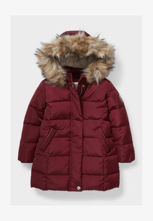 Down coat - dark red