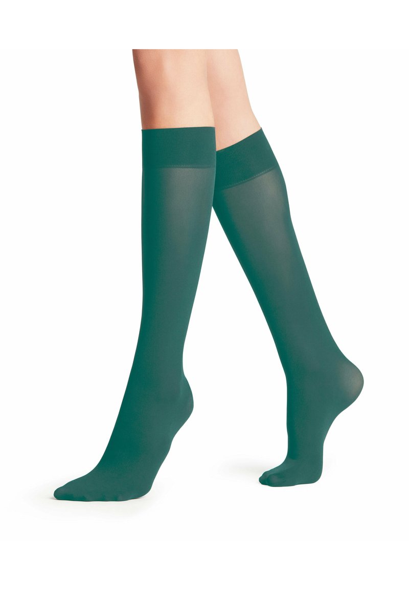 FALKE PURE MATT 50 DENIER SEMI-OPAQUE - Kniestrümpfe - verdigris (7426)