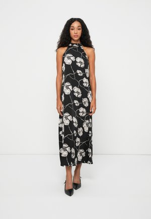 VMELENA HALTER NECK ANKLE DRESS - Maxi-jurk - black