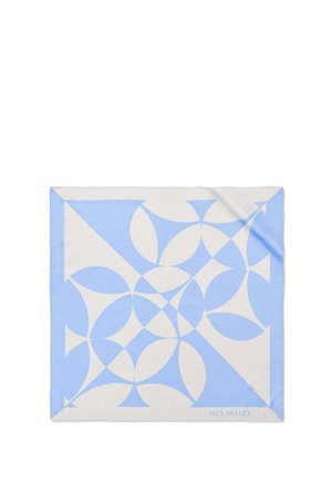 SILKY STAR - Foulard - blue  crema
