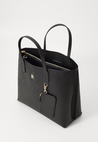 Tommy Hilfiger DISTINCT SATCHEL MONO SET - Ručna torba - black