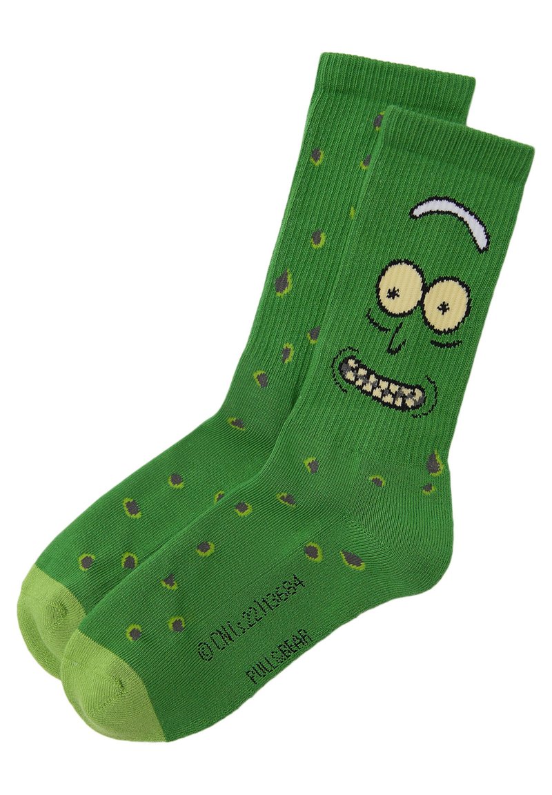 PULL&BEAR LONG PICKLE Socken green/schwarz meliert Zalando.at