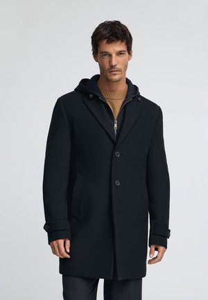 BUTTONED HOODED ZIPPERED LS RF HC TC CLEMENT - Vinterkappa /-rock - navy