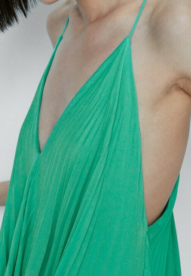 Massimo Dutti Day dress - neon green - (Pre-owned) - Zalando.ie