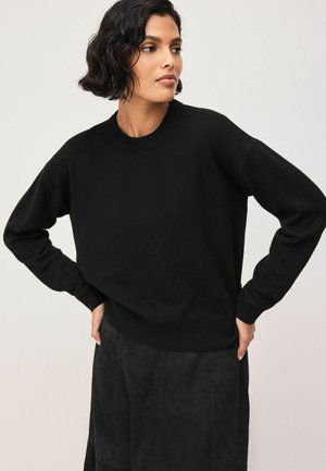 Next, TALL FIT - SUPERSOFT CREW NECK LONG SLEEVE JUMPER - Strickpullover - black