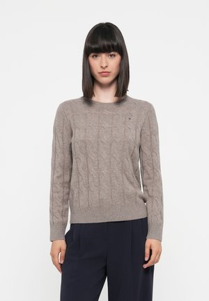 SOFT CABLE - Jumper - heathered taupe