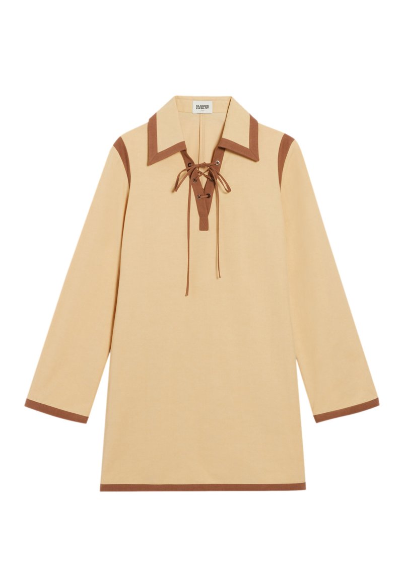 CLAUDIE PIERLOT Blousejurk beige